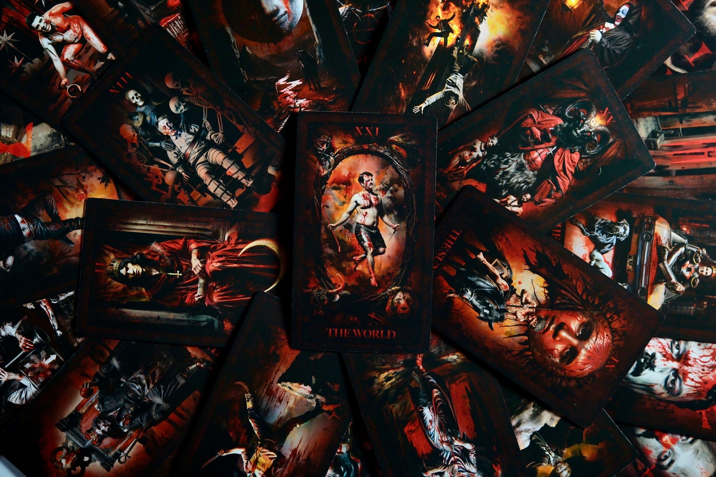 Killer Kards Tarot Deck, 1st Edition Collector's Deck, 78 Card Tarot Cards with Guidebook